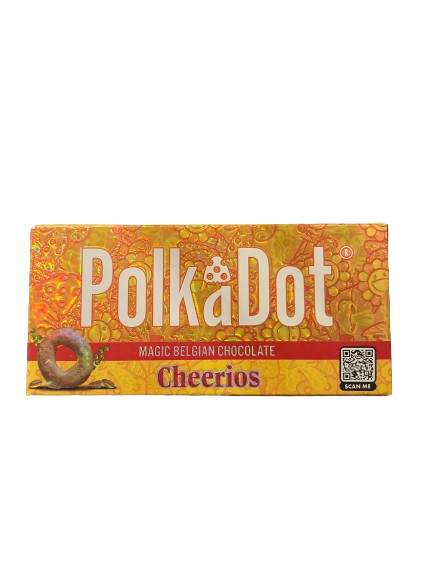 Polkadot Mushroom Chocolate Bar : Cheerios Mushroom Belgian Chocolate