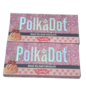 Polkadot Mushroom Chocolate Bar : Mushroom Cherry Garcia Chocolate Belgian