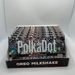 Polkadot Mushroom Chocolate Bar : Oreo Milkshake Belgian Chocolate