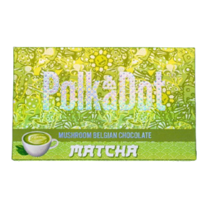 Polkadot Mushroom Chocolate Bar : Matcha Mushroom Chocolate Bar