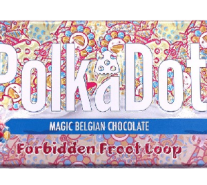 Polkadot Mushroom Chocolate Bar: Forbidden Froot Magic Belgian Chocolate