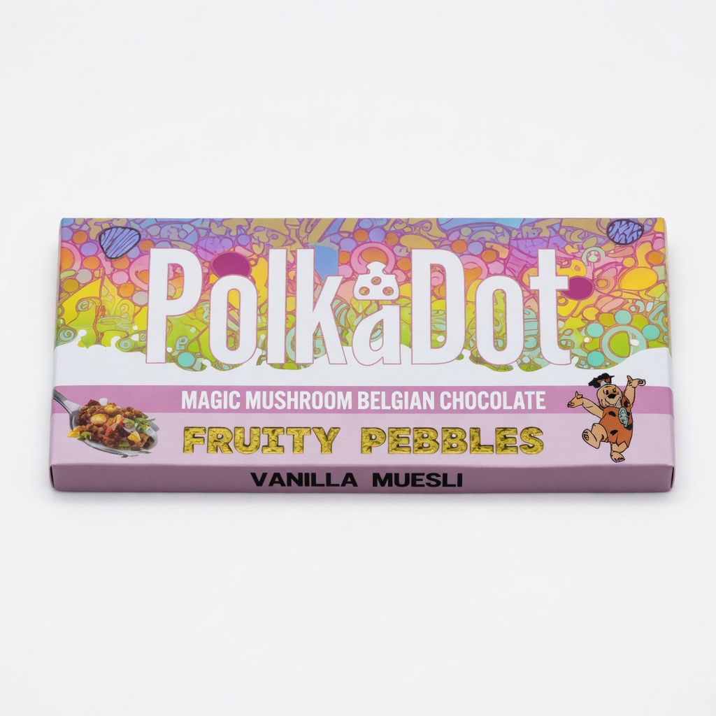 Polkadot Chocolate Bar Fruity Pebbles Chocolate Bar Flavor