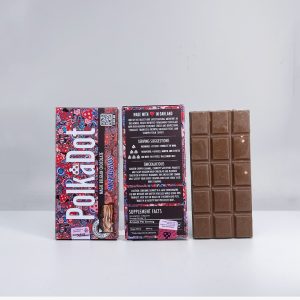 Polkadot Mushroom Chocolate Bar : Snickalicious Magic Belgian Chocolate