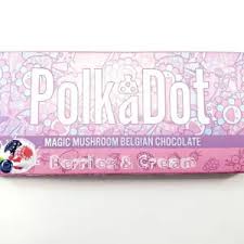 Polkadot Berries & Cream Magic Belgian Chocolate Bar