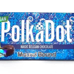 Polkadot Mushroom Chocolate Bar : Mound Bound Magic Belgian Chocolate