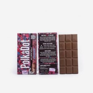 Polkadot Mushroom Chocolate Bar : Snickalicious Magic Belgian Chocolate