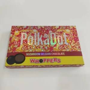 Polkadot Mushroom Chocolate Bar : Whoppers Belgian Chocolate
