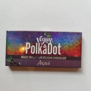 Polkadot Mushroom Chocolate Bar : Acai Magic Mushroom Belgian Chocolate