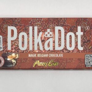 Polkadot Mushroom Chocolate Bar : Penny Cup Magic Belgian Chocolate