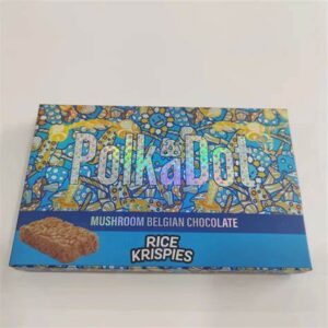 Polkadot Mushroom Chocolate Bar : Rice Krispies Mushroom Belgian Chocolate