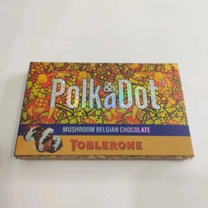 Polkadot Mushroom Chocolate Bar : Toblerone Belgian Chocolate Bar